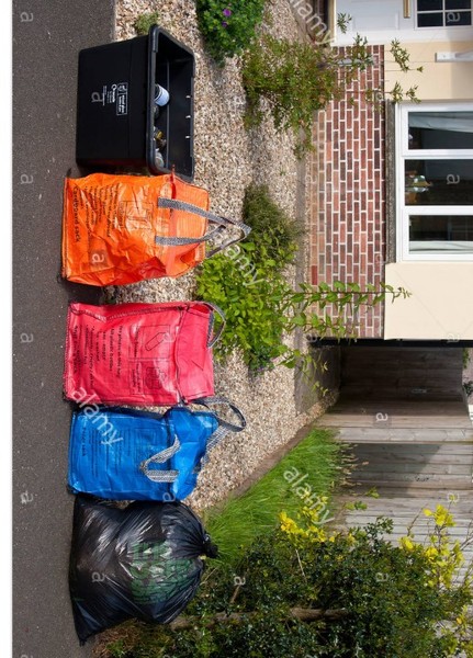 To think Everyone knows what a Green Wheely Bin is for,  even builders from a different town?!
