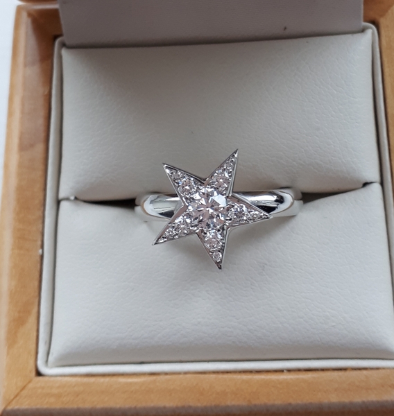 To want a small engagement ring?
