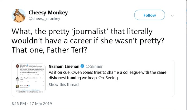 What happened between Owen Jones and Sali Hughes over the weekend?