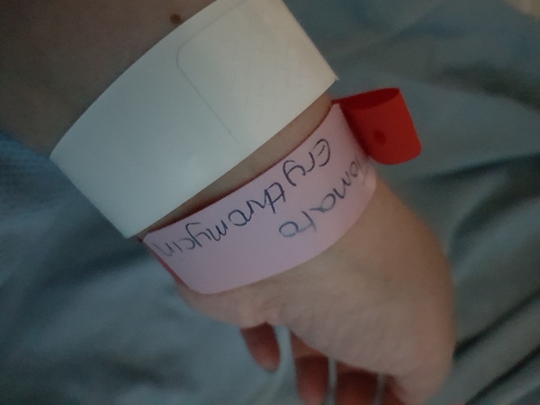 Erythromycin - violently ill