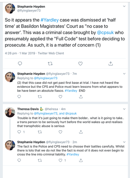 Miranda in court