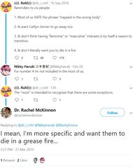 Rachel McKinnon is "femalephobic"
