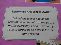 What maths do you use in your job?