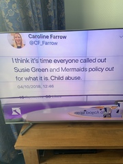 Susie Green on Victoria Derbyshire today (20.3) after 10am