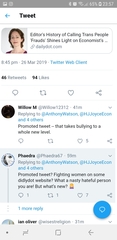Anthony Watson thinks prominent GC woman journalist is his PA