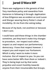 Westminstenders: Arse about Face