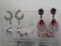 Please help me decide which earrings with this shirt?