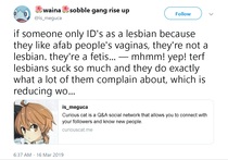 Anti-terf joke by York LGBT forum co-chair