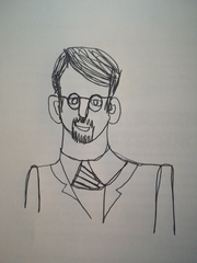 to ask you on DD's behalf to draw yourself in one continuous line?