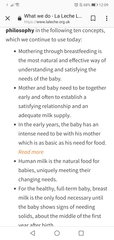 La Leche League official guide to responding to chestfeeding comments