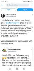LetClothesBeClothes targeted for daring to follow GC woman