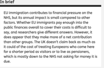 Out of interest, if you voted leave what do you do for a living?