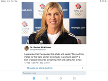 McKinnon targeting Kelly Holmes