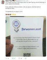 Complaining about an "anti-TERF" workshop at YIWW - help please!