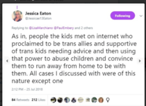 Mail article - children going into care to change sex