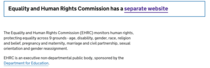 Organisations citing Gender not Sex