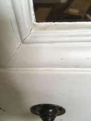 How to hide overhang through window