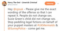 Police interviewing Caroline Farrow under caution and threatening to arrest her for "misgendering"