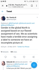 Apparently there's 'trained professionals' that 'assign sex' at birth now