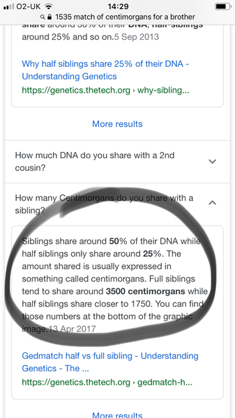 To ask if we don't have the same dad.