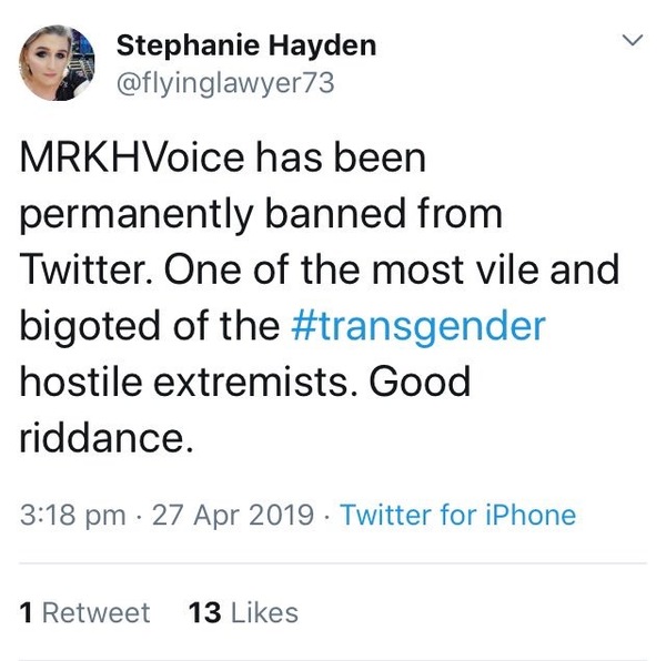 Twitter bans