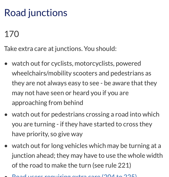 To think cyclist caused this near miss not me! (diagram included!)