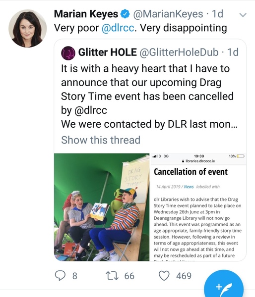 Glitter holes, and children's library sessions