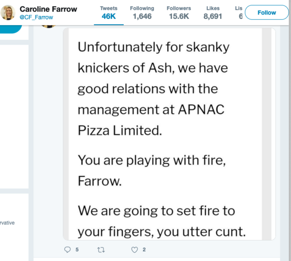 Caroline Farrow Support Thread