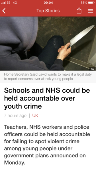 Holding teachers (and NHS workers) to account for not spotting violent crimes