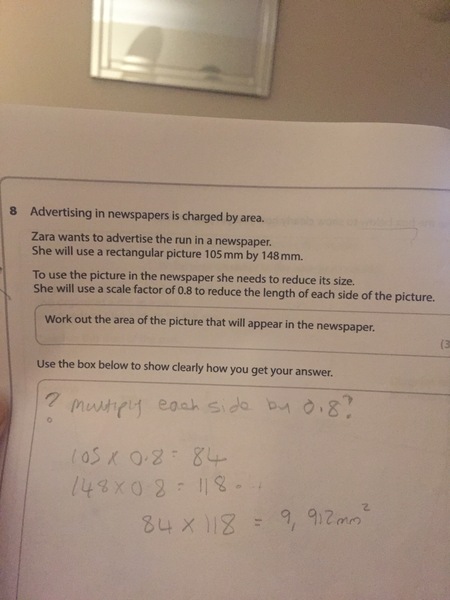 Please help with this maths question