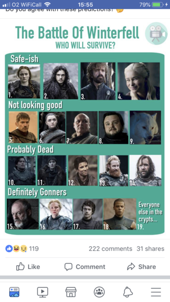 Game of Thrones - Who's dying at Winterfell? SPOILERS