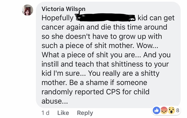 Facebook reporting and their shit “community standards”