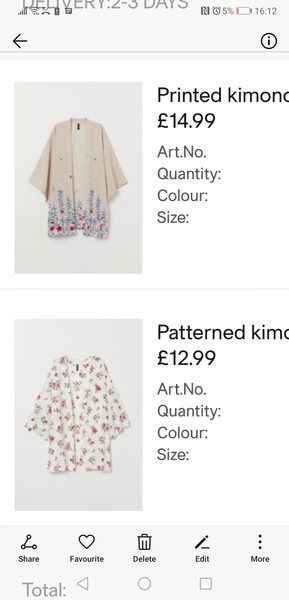 Kimonos?