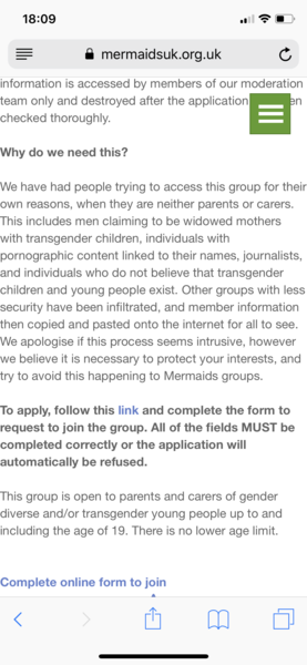Mermaids - new statement