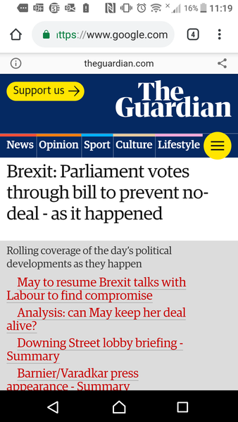 A bill has been passed to prevent no deal brexit