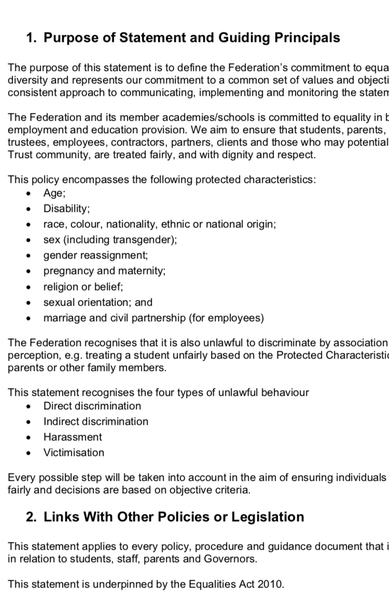 "Gender" or "Sex" on your local council's Equality statement?