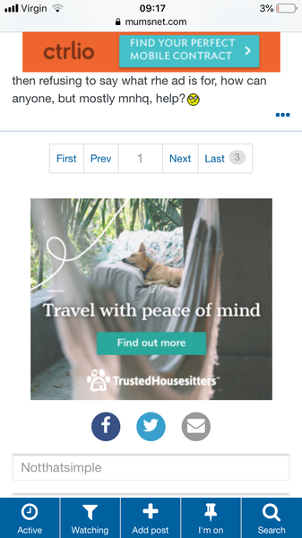 Come on MNHQ, this is off and unkind