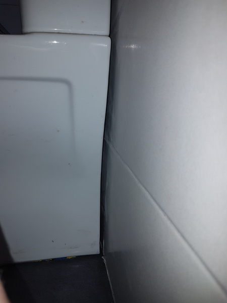 Toilet stands away from wall - is this right?