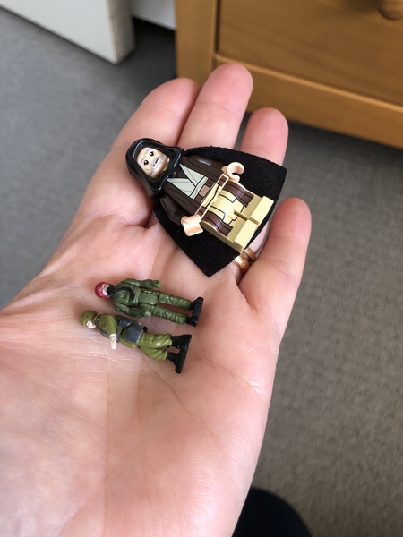 Stab in the dark but does anyone know where I can find teeny tiny action figures like these?