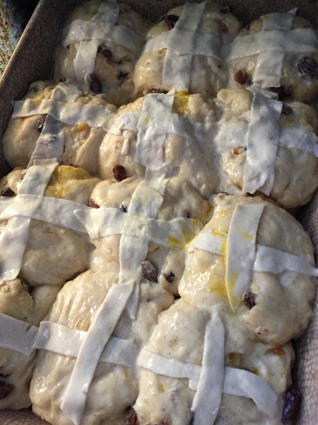Hot cross buns! Soft and how do you make the cross?