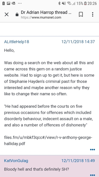 Hayden and their latest case