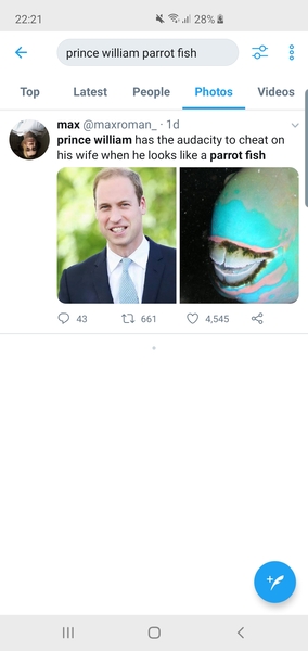 To think the UK media silence on the Prince William rumours is odd
