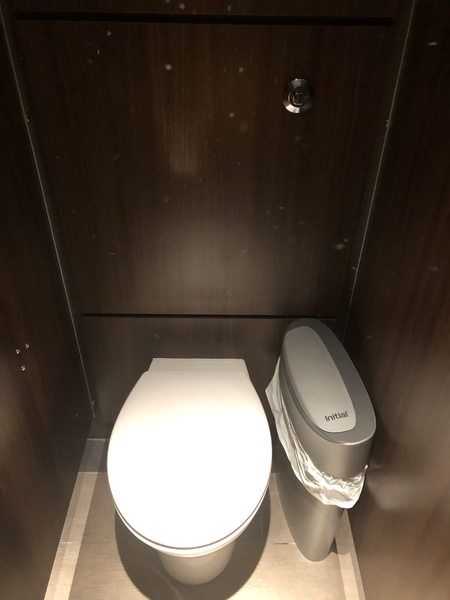 Look at the design of the toilet. Some actually asked a woman