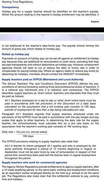 Are teachers paid for their holidays?