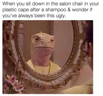 To hate how I look now I'm older.