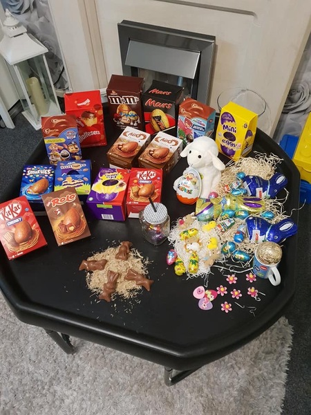 How many Easter eggs do you give the DC?