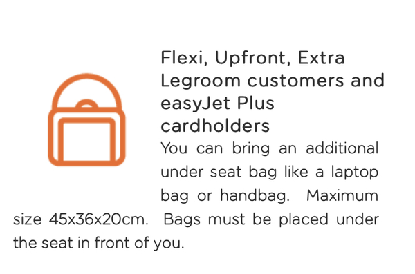 EasyJet flight... can I bring cabin case and handbag?