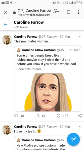 Caroline Farrow Support Thread
