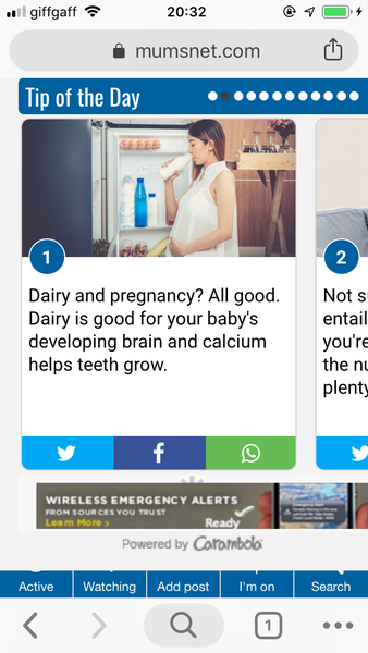 Giant jumpy ads in the middle of threads.