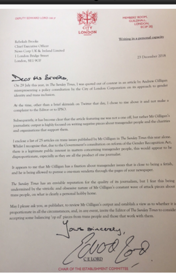 Times article - calls to end transgender 'experiment' on children